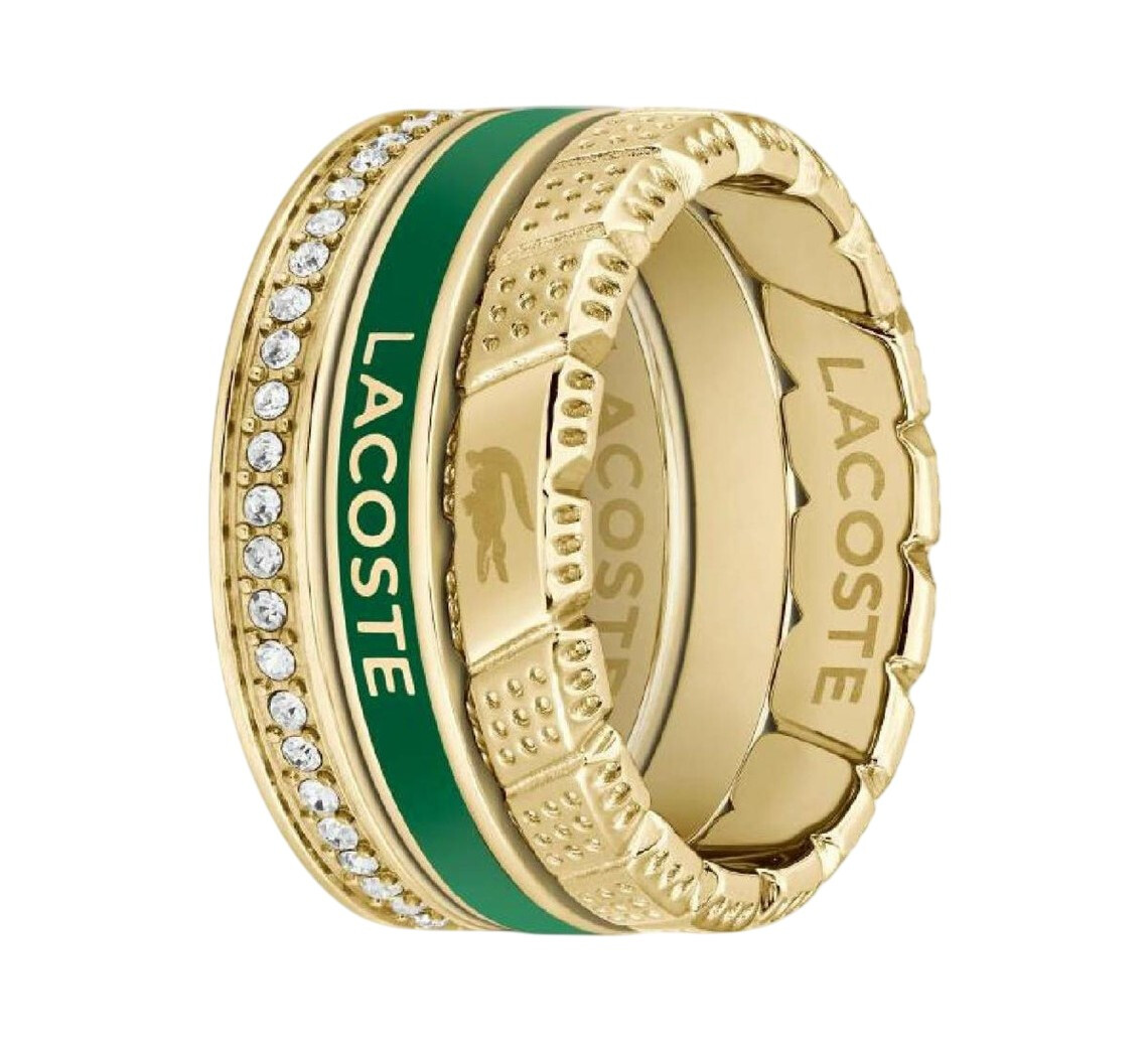 Stylová souprava ocelových prstenů 2040282 Lacoste / Obvod: 54 mm - 54 mm