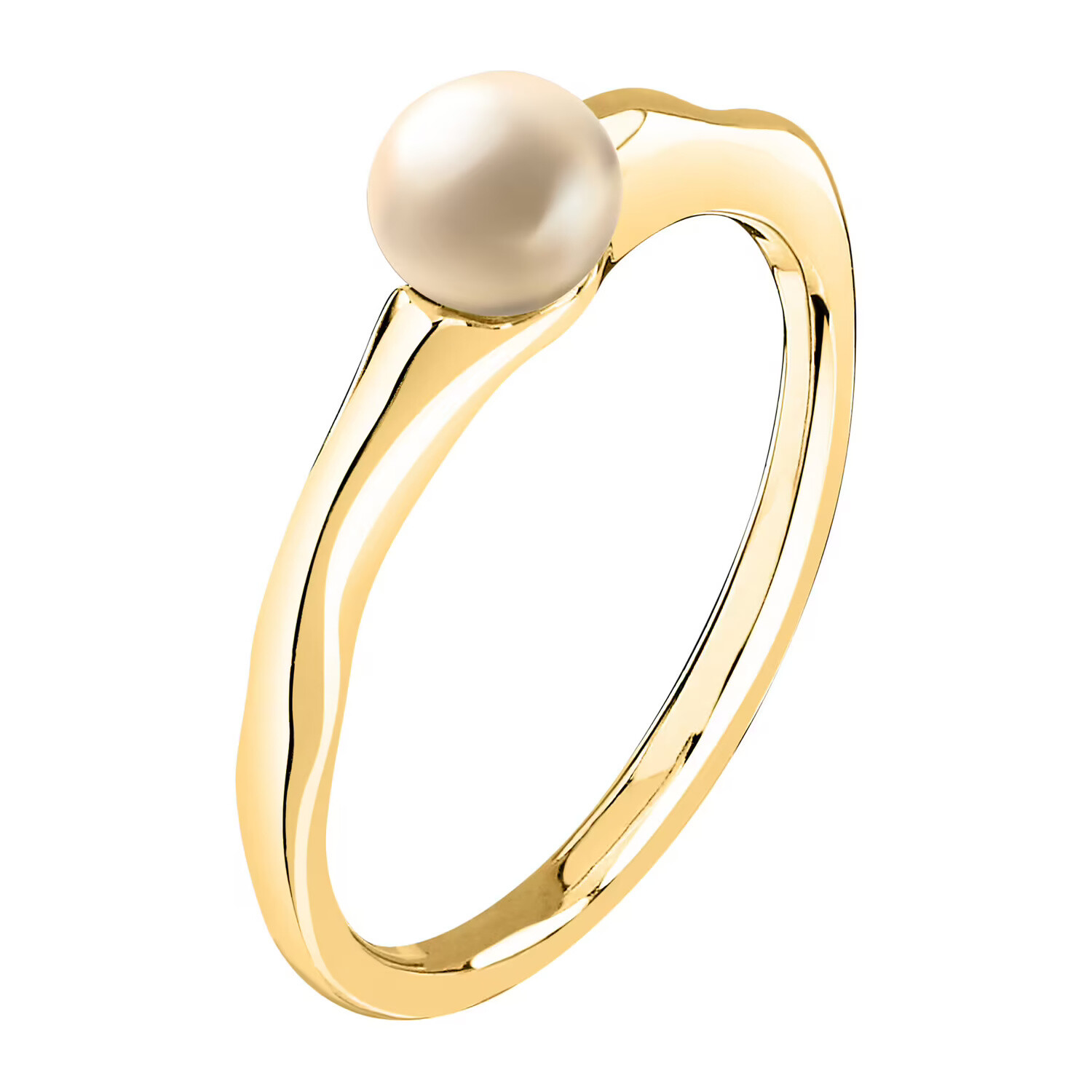 Půvabný pozlacený prsten Perla SXU440 Morellato / Obvod: 56 mm - 56 mm