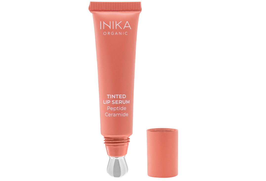 Tónované sérum na rty s peptidy a ceramidy (Tinted Lip Serum) Inika Organic / Odstín: Peony - 10 ml