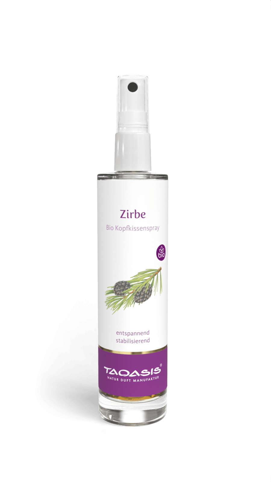 TAOASIS Sprej na polštář Borovice limba BIO (50 ml) - uvolňující, pro hluboké dýchání