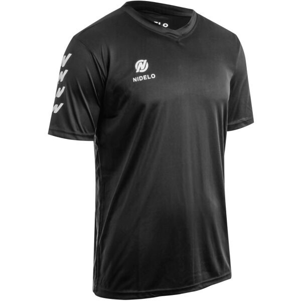 NIDELO FOOTBALL SHIRT NANTES Dětský fotbalový dres, černá, velikost 10Y