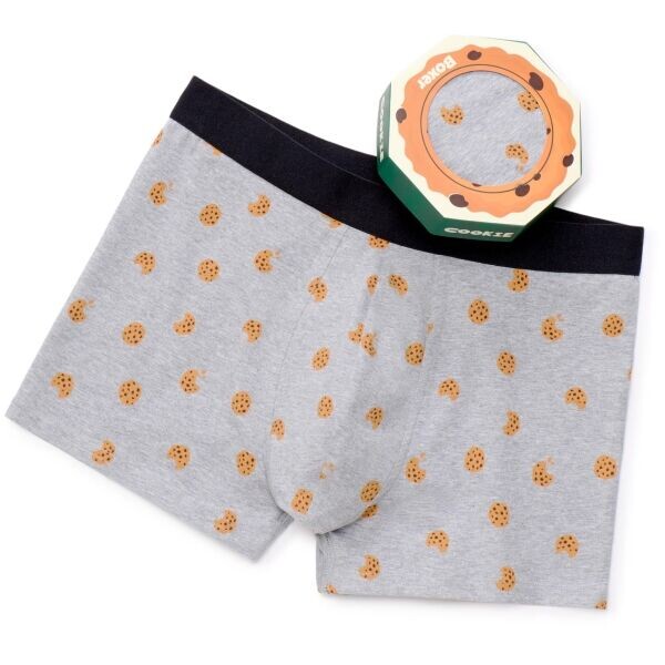 CELIO XMIBOCOOKI Pánské boxerky v dárkovém balení, šedá, velikost