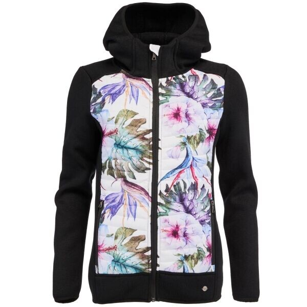 Willard ELBA Dámská kombinovaná mikina, černá, velikost XXL