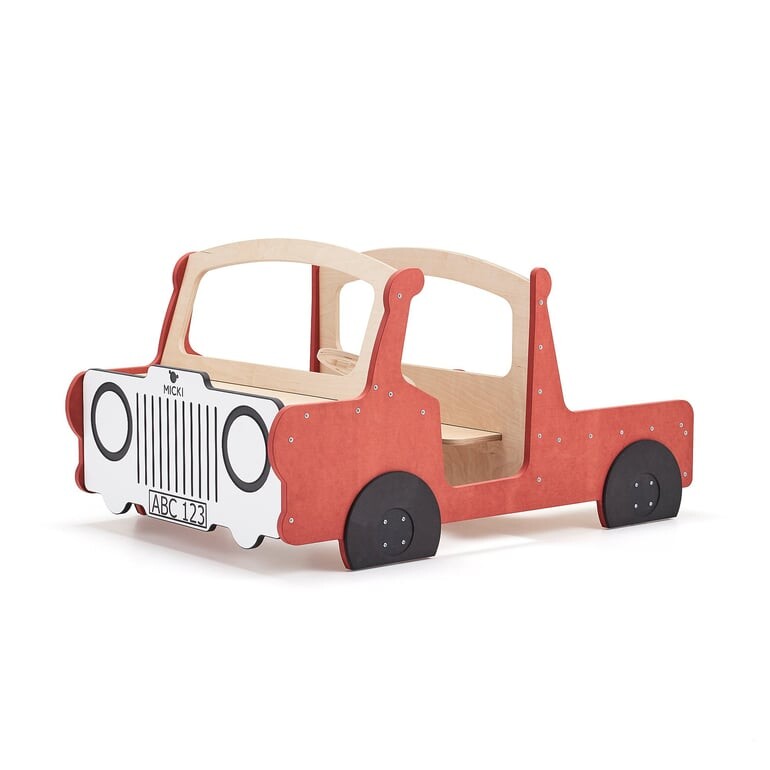 Hrací nábytek DRIVE, auto, červená