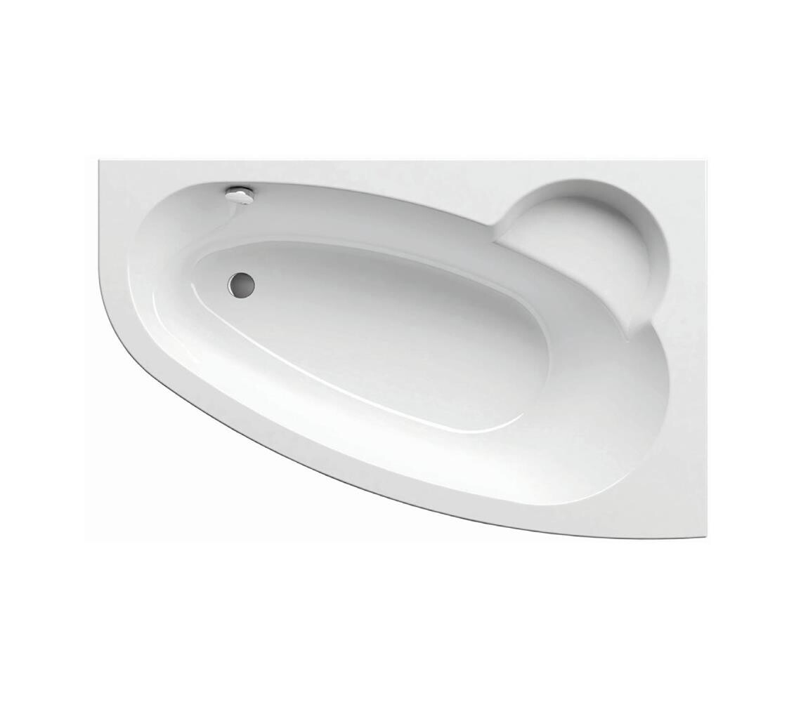 Ravak C451000000 - Rohová vana ASYMMETRIC 150x100 cm akrylát/bílá C451000000