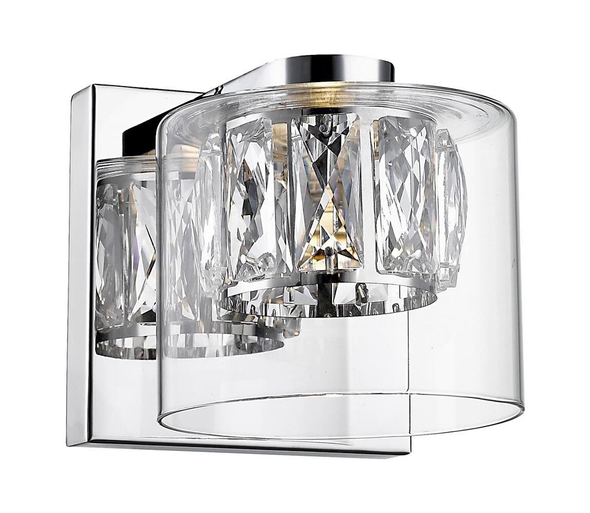 Zuma Line W0389-01A-B5AC - LED Křišťálové nástěnné svítidlo GEM LED/5W/230V W0389-01A-B5AC