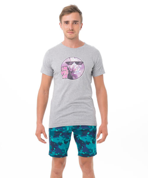 Pánské tričko 69SLAM VEGAN RABBIT GREY (MTRVBT-GY) XL