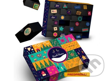 Adventný kalendár káva&čaj&čokoláda FAREBNÝ - Cafepoint