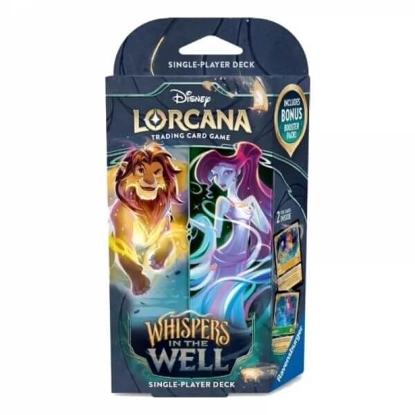 Disney Lorcana TCG: Whispers in the Well - Starter Deck - Simba a Demona (Amber a Emerald)