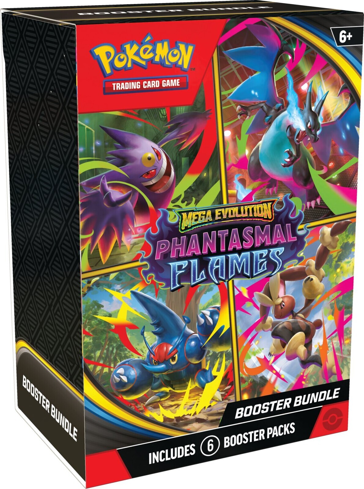 Nintendo Pokémon TCG: Mega Evolution Phantasmal Flames - Booster Bundle