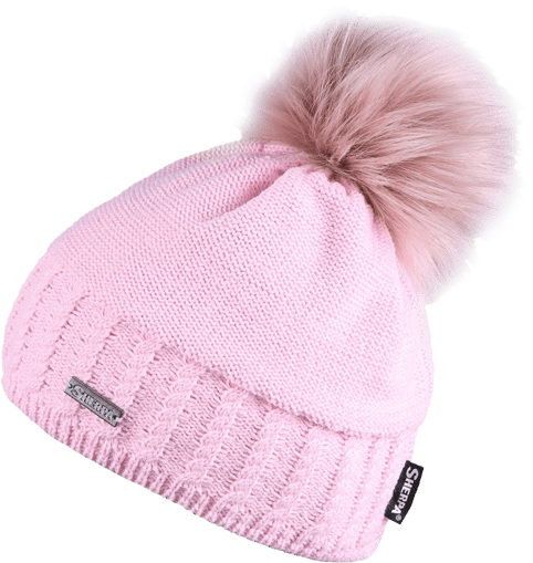 Dámská zimní čepice sherpa amber růžová uni