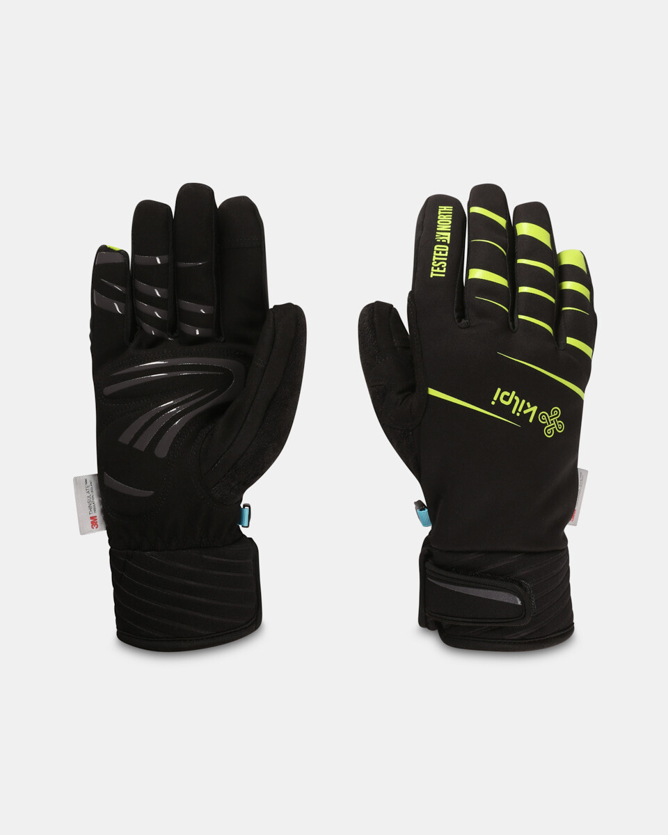 Unisex softshellové rukavice kilpi rot-u světle zelená l