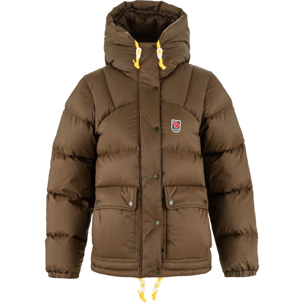 FJÄLLRÄVEN Expedition Down Lite Jacket W, Dark Oak velikost: S