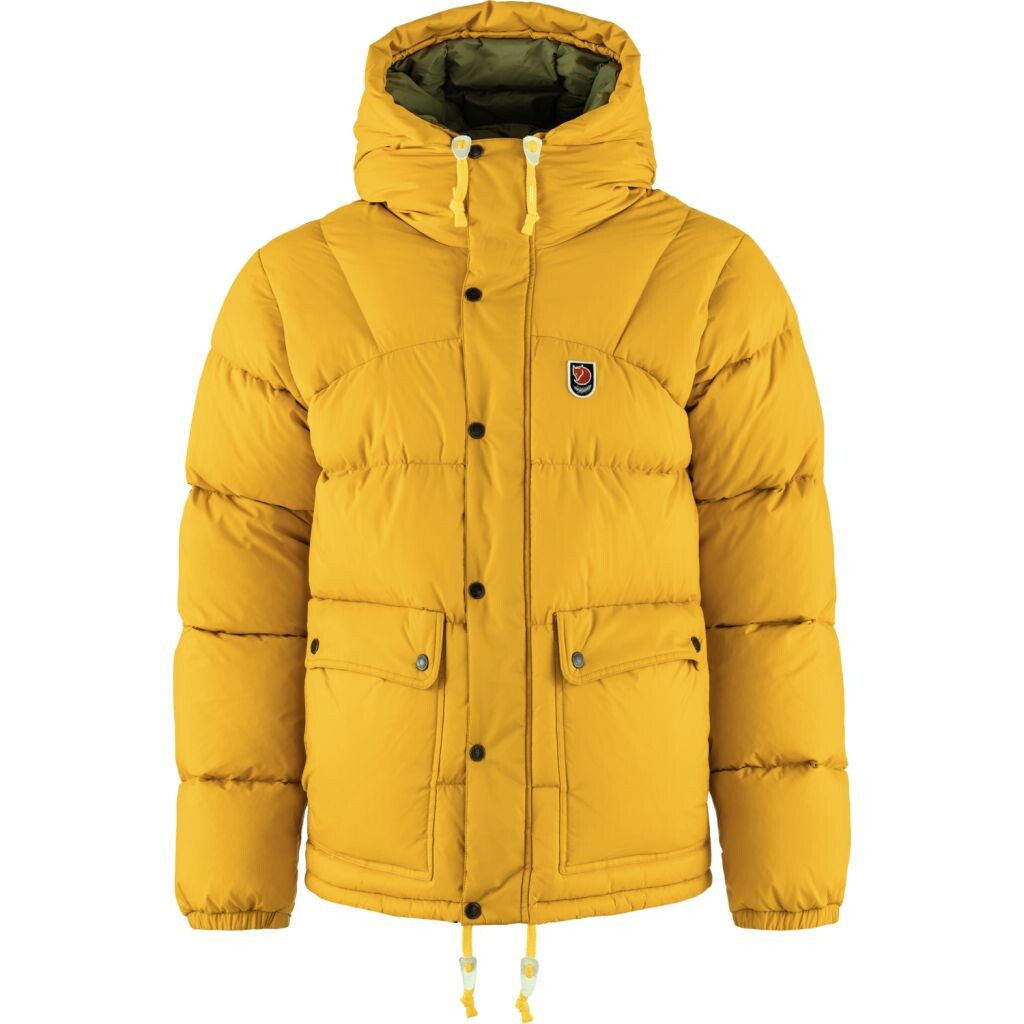 FJÄLLRÄVEN Expedition Down Lite Jacket M, Mustard Yellow-Green velikost: M