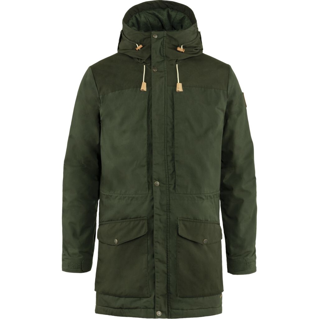 FJÄLLRÄVEN Singi Wool Padded Parka M, Deep Forest velikost: L
