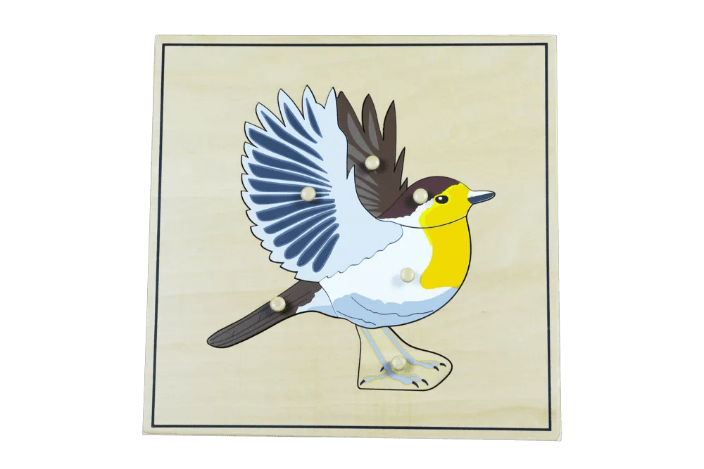 Moyo Montessori Moyo Montessori Puzzle s kostrou - pták