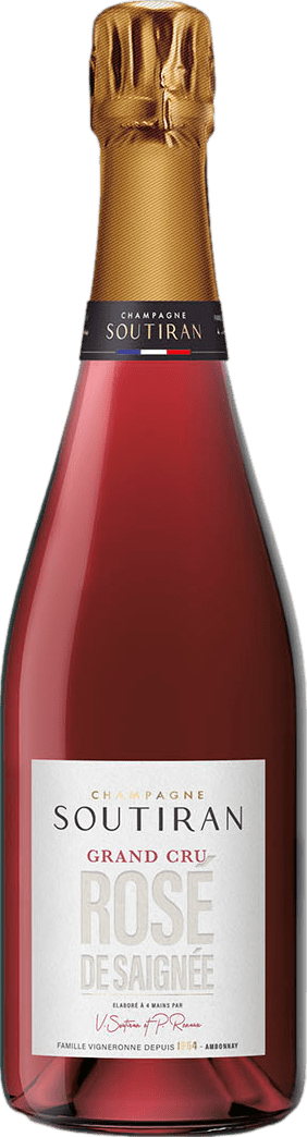 Champagne Soutiran Rose de Saignee Brut Grand Cru