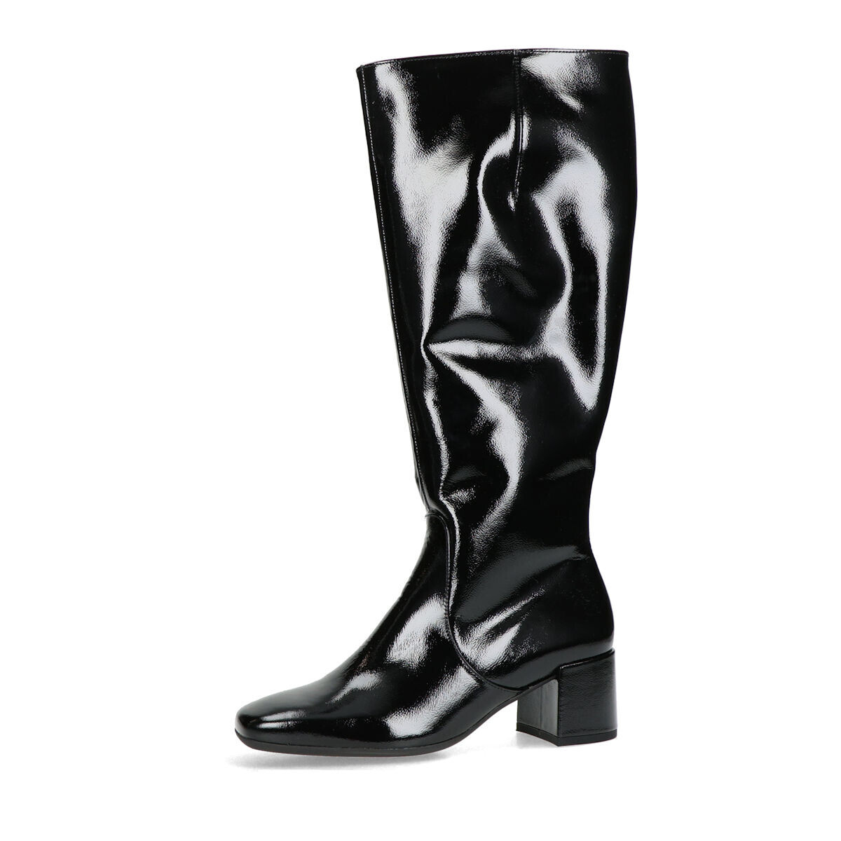 Gabor dámské lakované kozačky - černé - 37