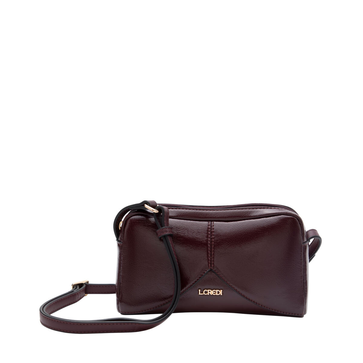 L.Credi dámská stylová kabelka - bordó - One size