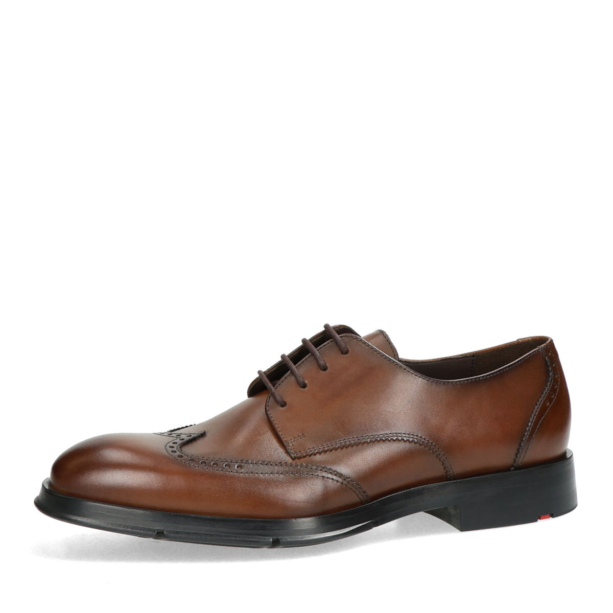 Lloyd pánské kožené společenské boty - tmavohnědé - 40.5