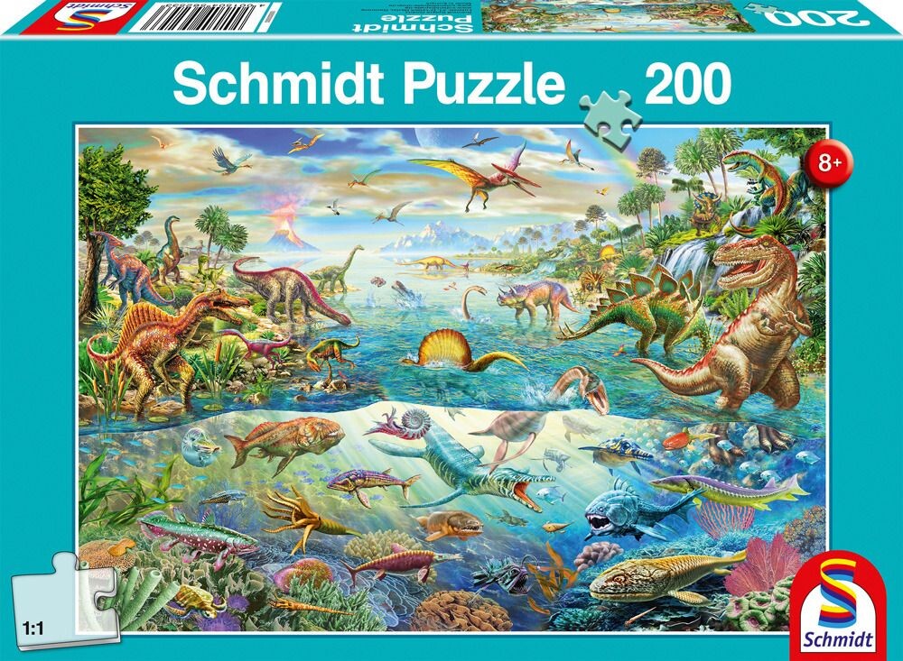 Schmidt puzzle Svět dinosaurů 200 dílků