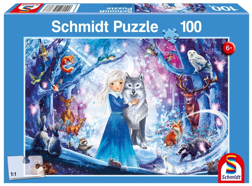 Schmidt puzzle Princezna v zimním lese 100 dílků