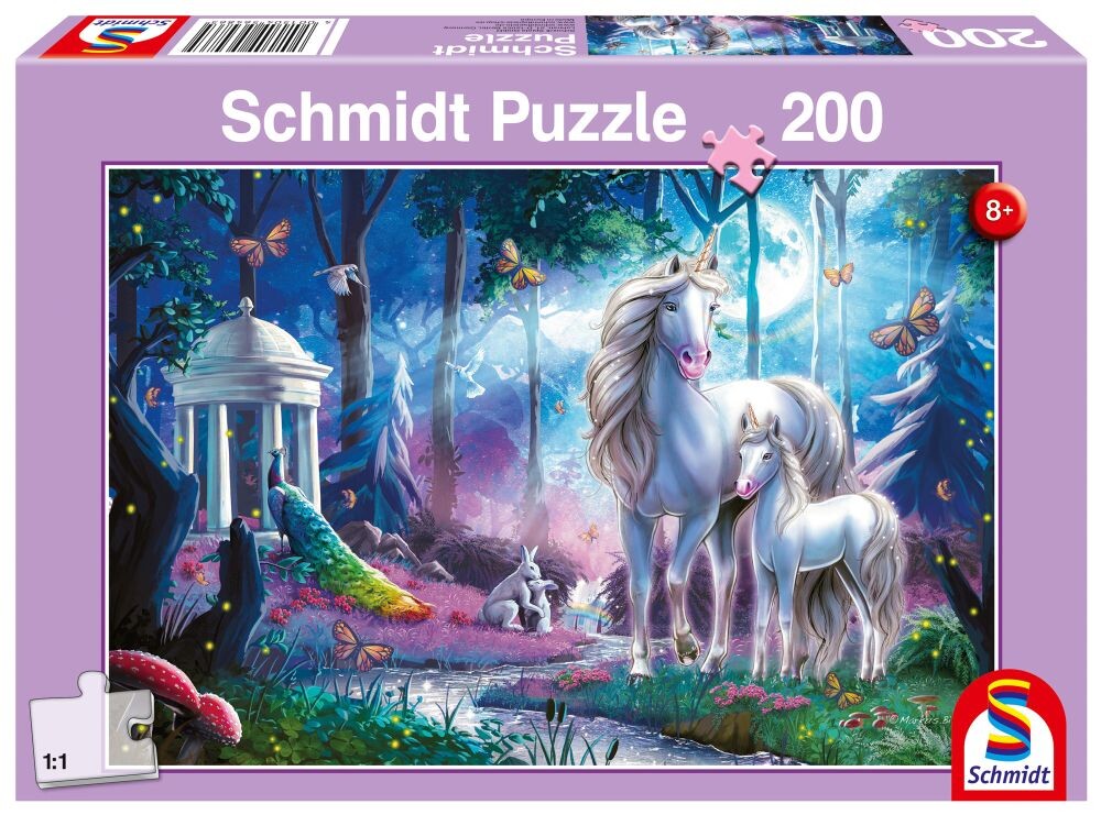 Schmidt puzzle Jednorožec a hříbě 200 dílků