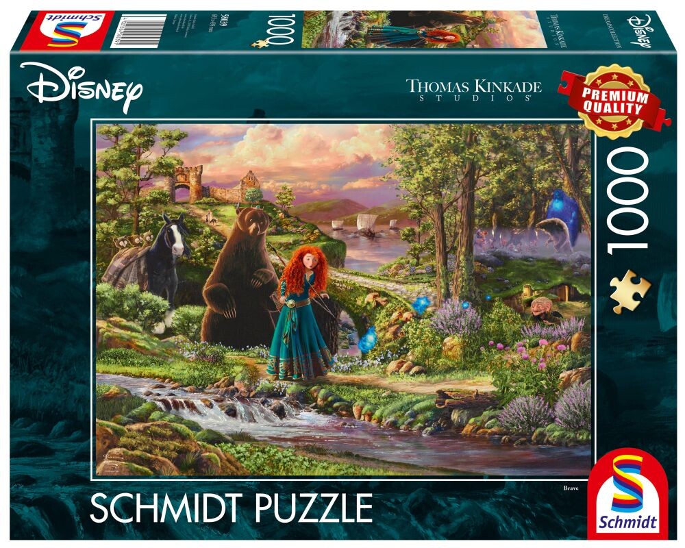 Schmidt puzzle THOMAS KINKADE Merida (Disney) 1000 dílků