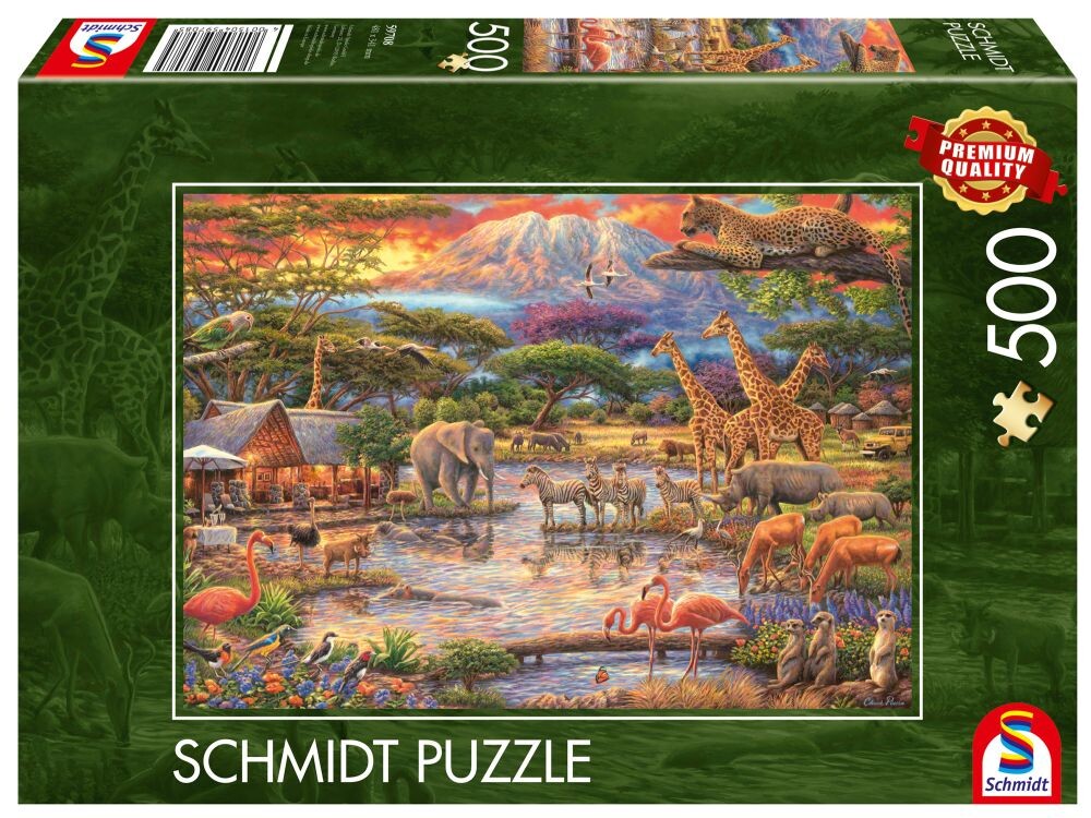 Schmidt puzzle Ráj na Kilimandžáru 500 dílků