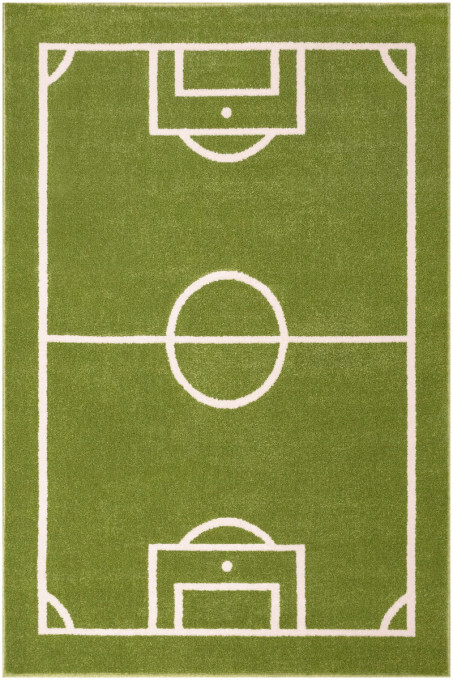 Koberec CLARA KIDS 02922A Hřiště zelený / krémový