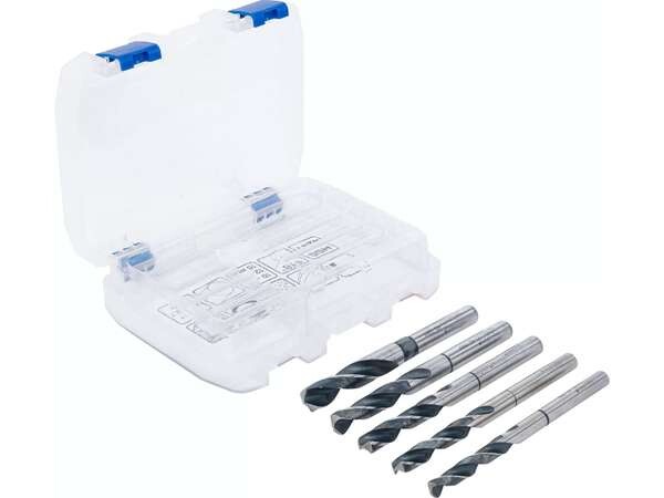 BGS Technic BGS 6801 Vrtáky HSS pr. 10 ÷ 15 mm s kuželovou stopkou (Sada 5 dílů)