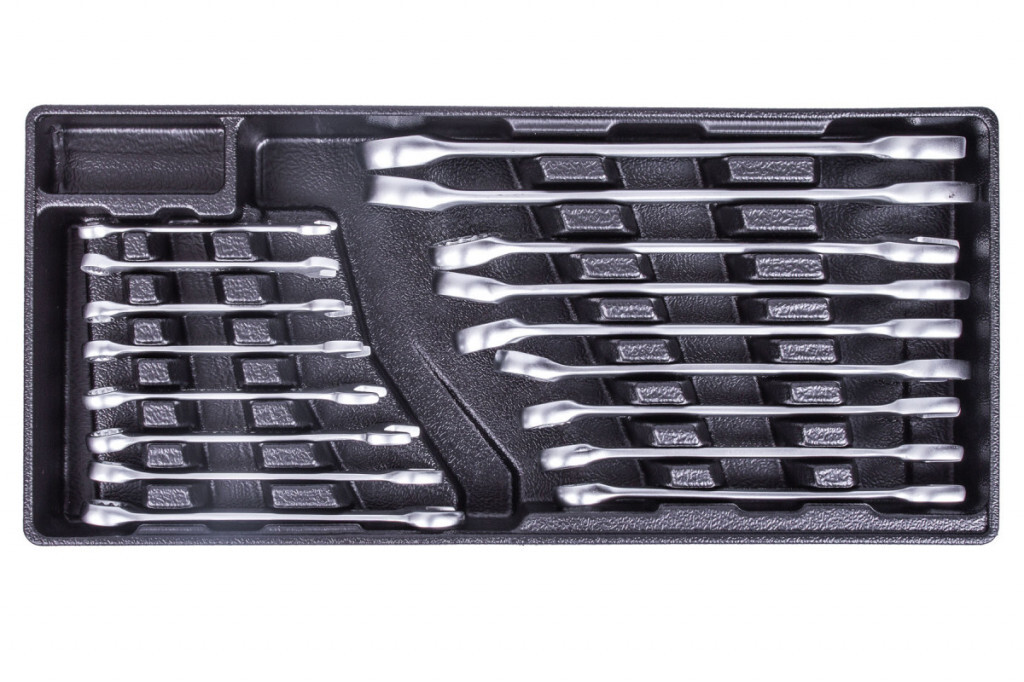 AHProfi Sada očkoplochých klíčů ve výplni do dílenského vozíku, 17 dílů - VV017OK01