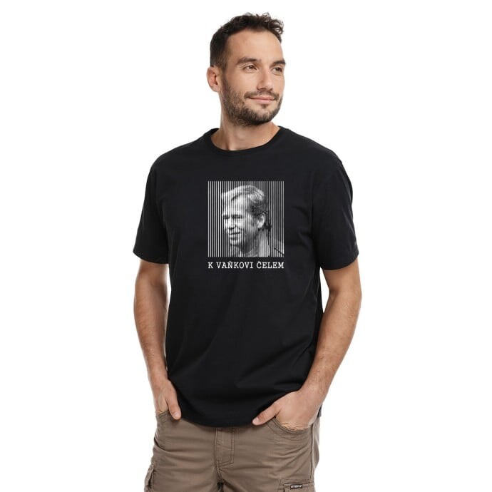 Bushman Pánské tričko Vaněk, černé M