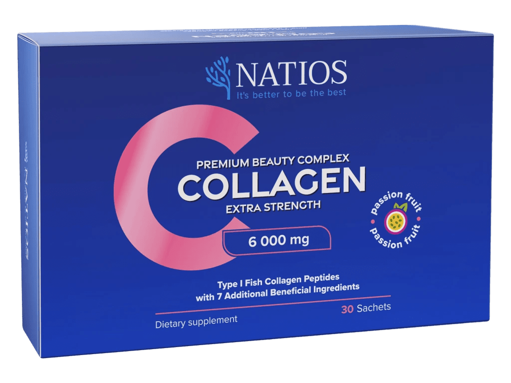 NATIOS Collagen Premium Beauty Complex, Komplex pro krásu, 6 000 mg 30 sáčků