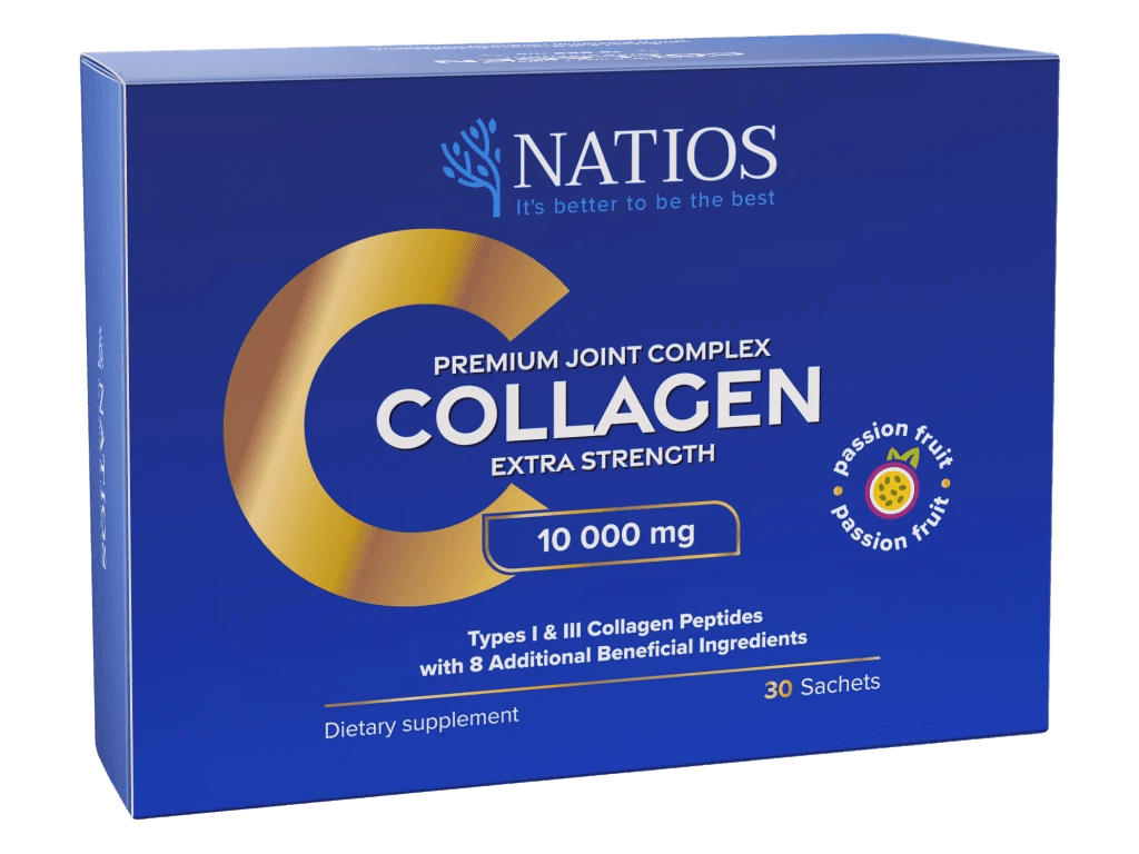 NATIOS Collagen Premium Joint Complex, Komplex na klouby, 10 000 mg 30 sáčků