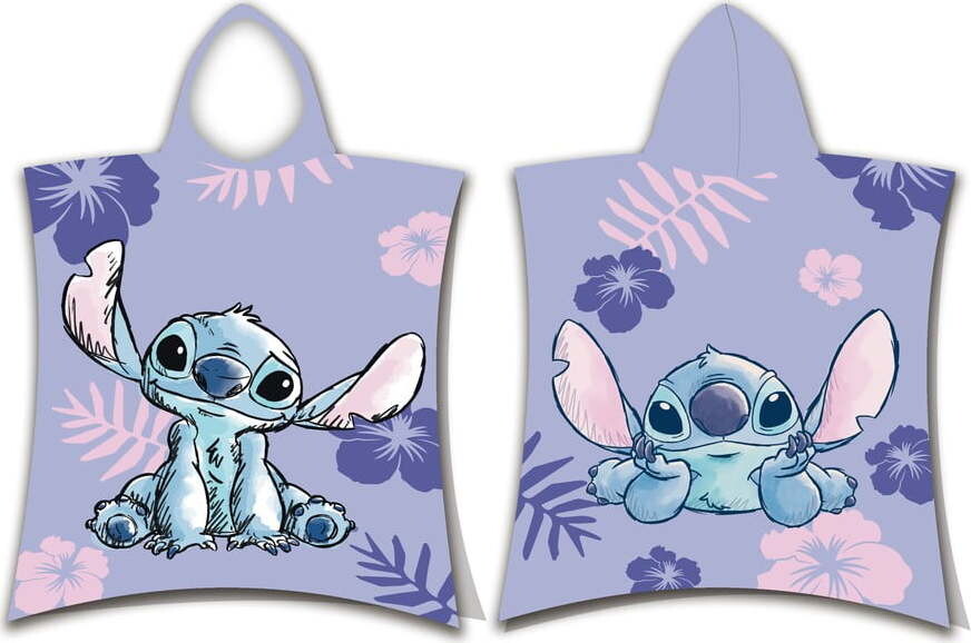 Fialový froté dětský župan Lilo and Stitch – Jerry Fabrics