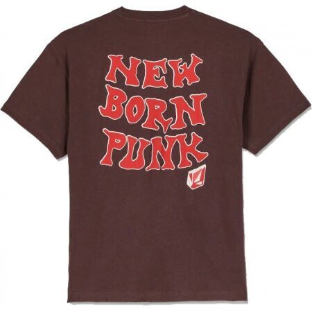 Triko Volcom New Born Lse S/S - Hnědá - L