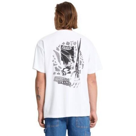 Triko Volcom Kut N Rip Lse S/S - Bílá - M
