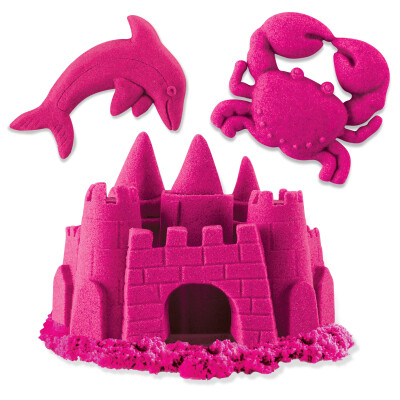 Kinetic sand neonové barvy písku - žlutý