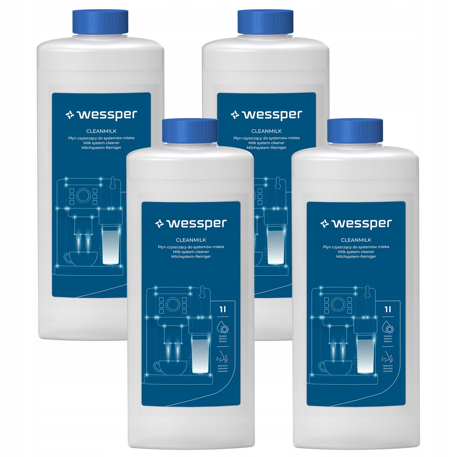 Wessper čistič mléčného systému v kávovaru 1L 1000 ml 4x