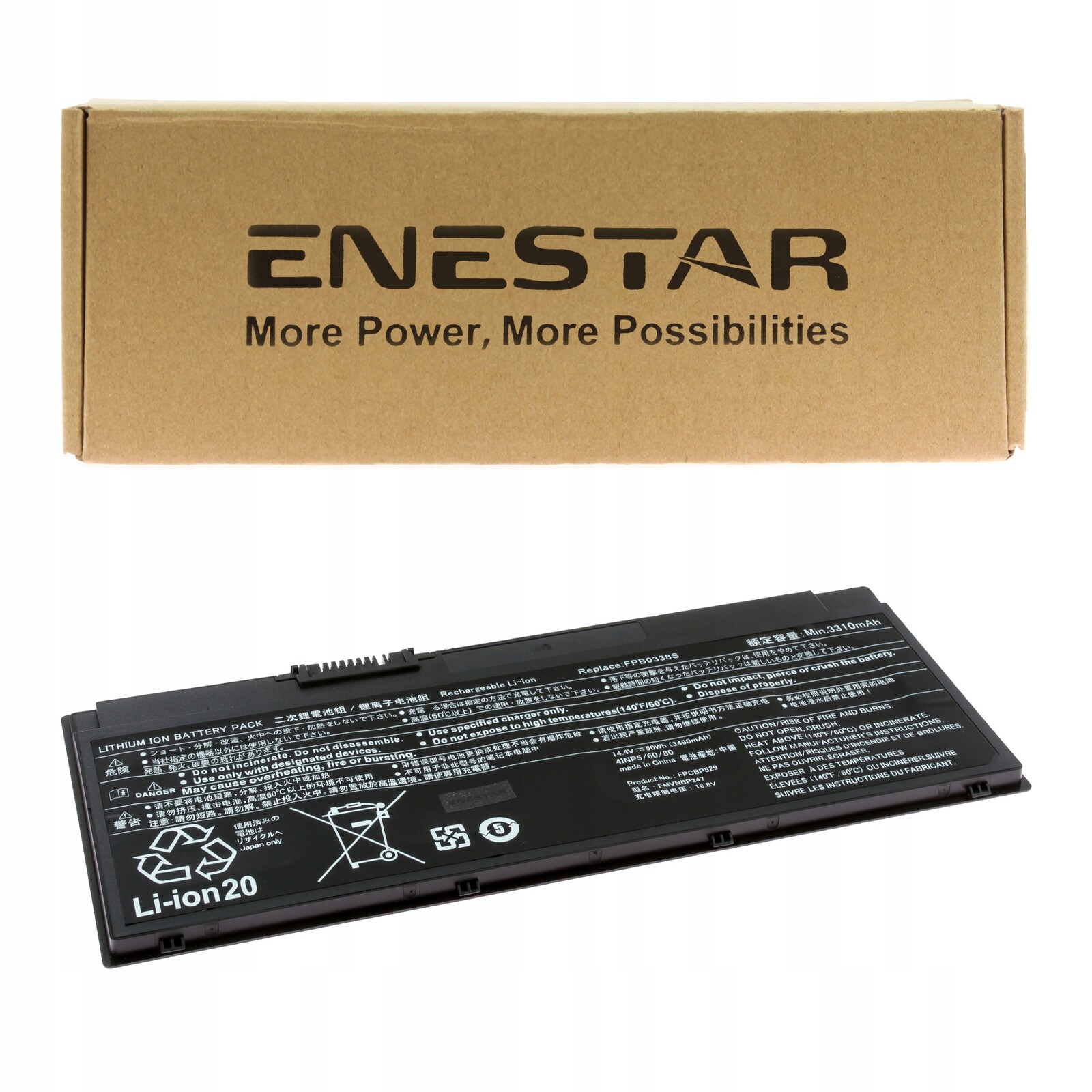 Prémiová baterie pro Fujitsu FPB0338S LifeBook E5510 E559 U7410 U748 U749