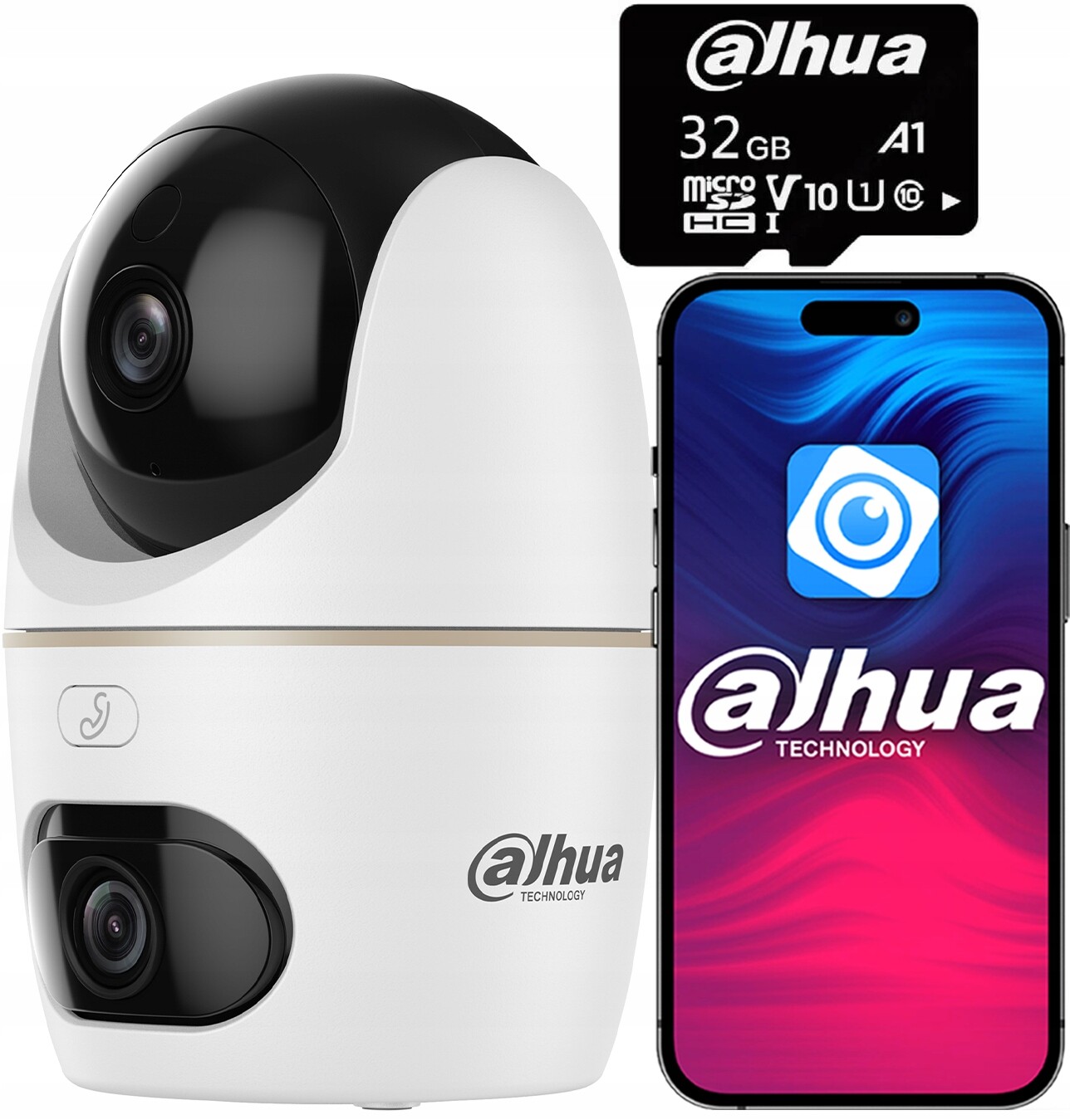 Otočná WiFi kamera Dahua H5D-5F Hero Series Dual Light 32 Gb