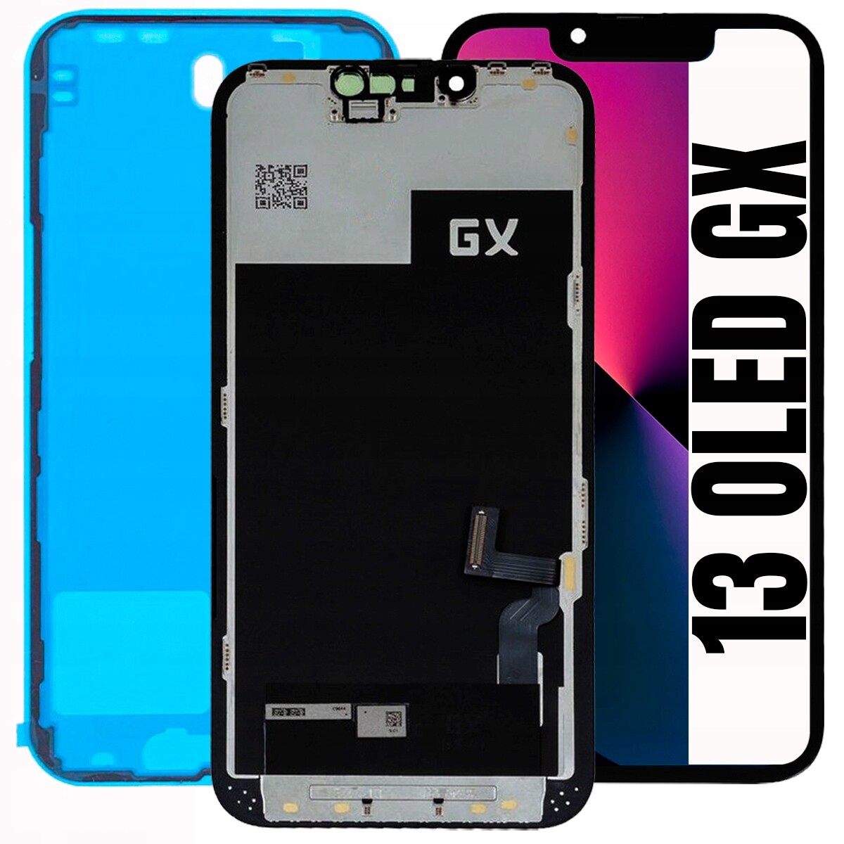 Displej Pro Iphone 13 Oled Gx LCD Displej Těsnění