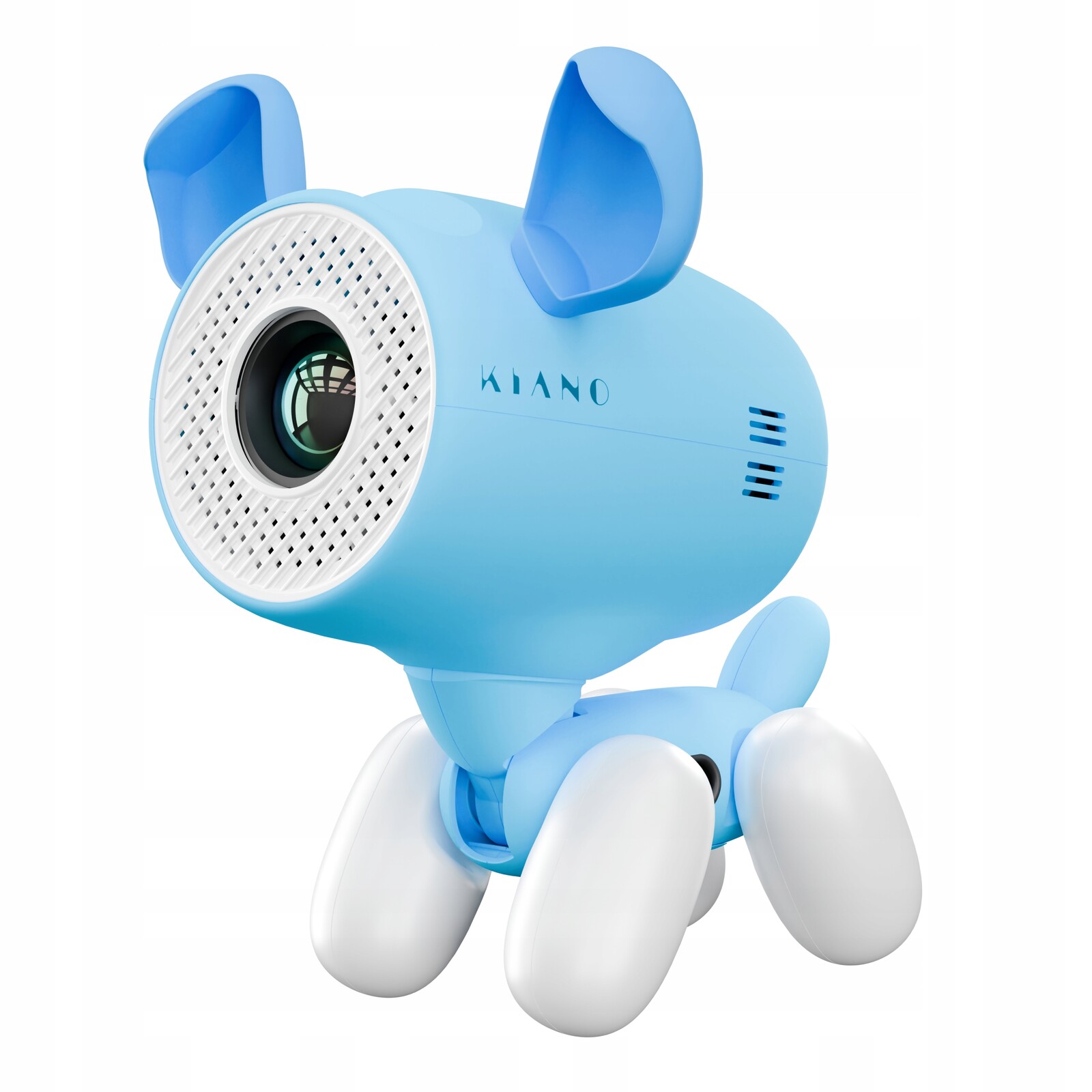 Vzdělávací projektor ve tvaru psa, modrý Alpha Kid pro děti