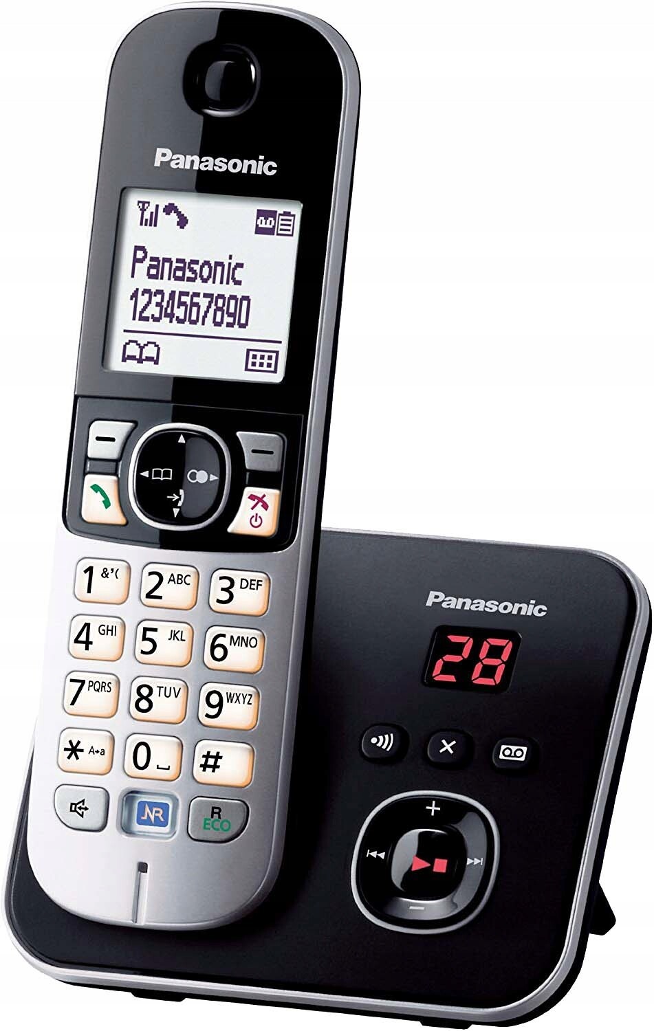 Panasonic KX-TG6821FR Bezdrátový Telefon, Sluchátka Do Auta, Sekretářka