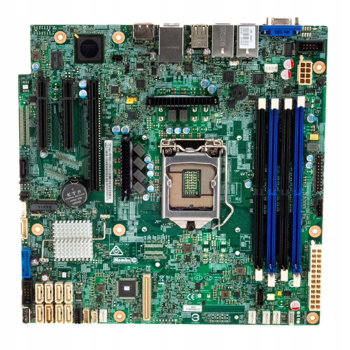 Intel S1200SP H57532-210 DA0S6EMB6B0 Zásuvka LGA1151 DDR4 mATX