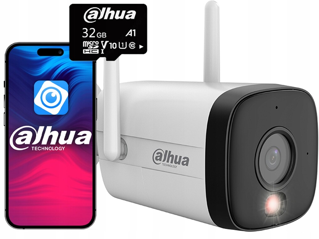 5MPx WiFi kamera Dahua IPC-HFW1539DTK1-SAW-IL Detekce Sd Mikrofon 32GB