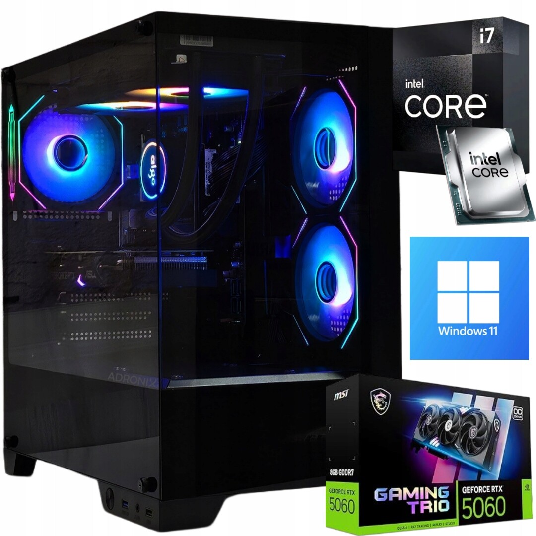 Herní Počítač Adronix Pulse |I7|RTX 5060|32GB|1TB SSD|WIN11PRO