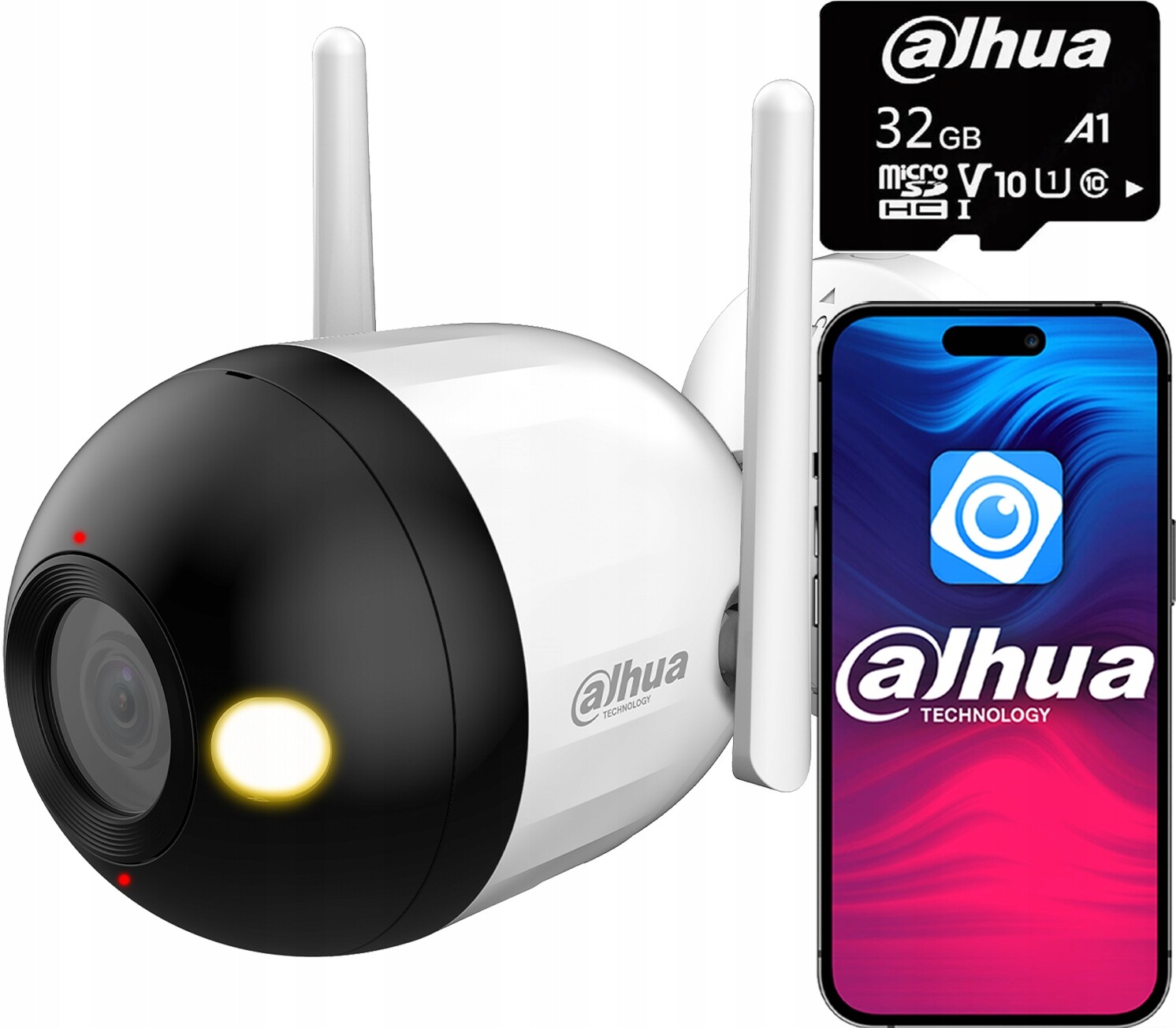 WiFi kamera Dahua 4MPx F4C-PV Smart Dual Light 32GB audio detekce Ai