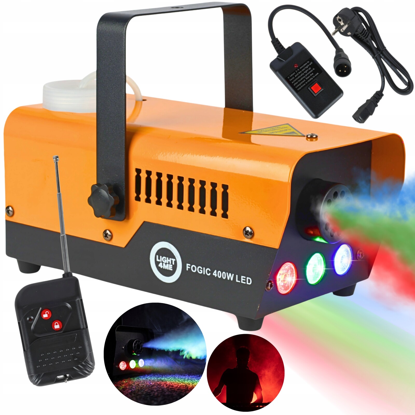 Výrobník Kouře, Mlha, Kouřový Stroj, Silný Rgb Led Efekt Dálkové Ovládání